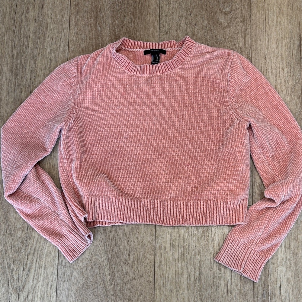 Forever 21 super soft Dusty Pink Ribbed Sweater